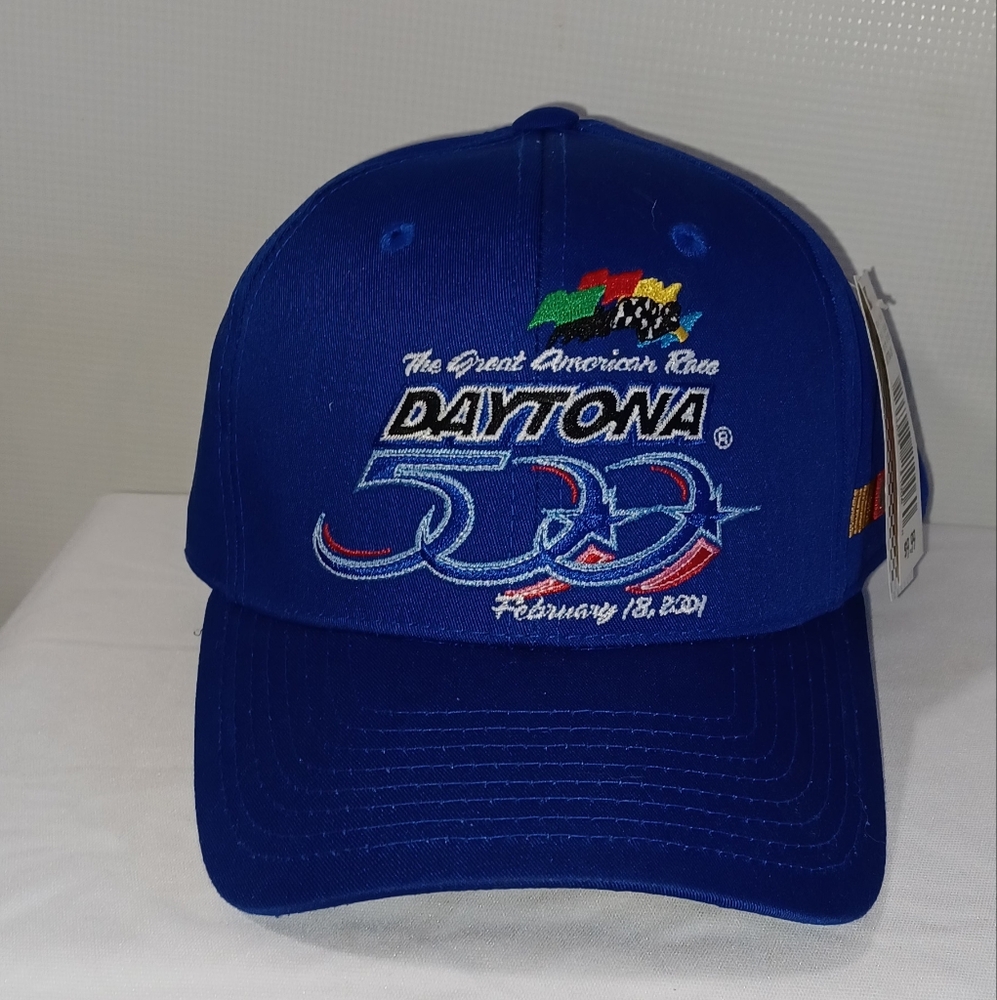 2001 Blue Daytona 500 Cap